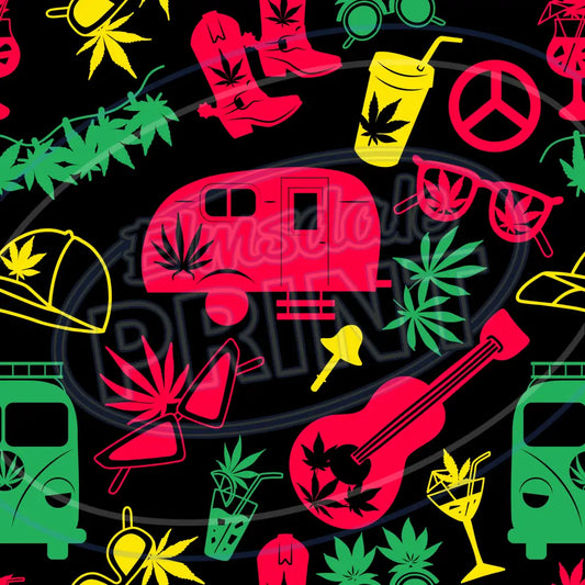 Canna Camper 005 Printed Pattern Vinyl