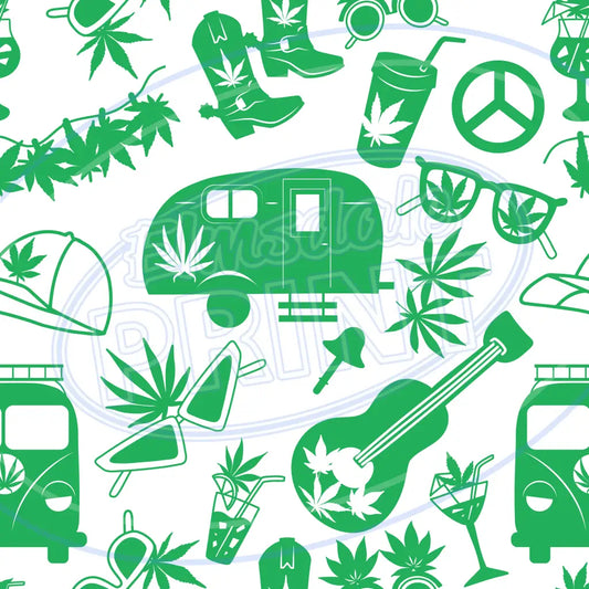 Canna Camper 011 Printed Pattern Vinyl