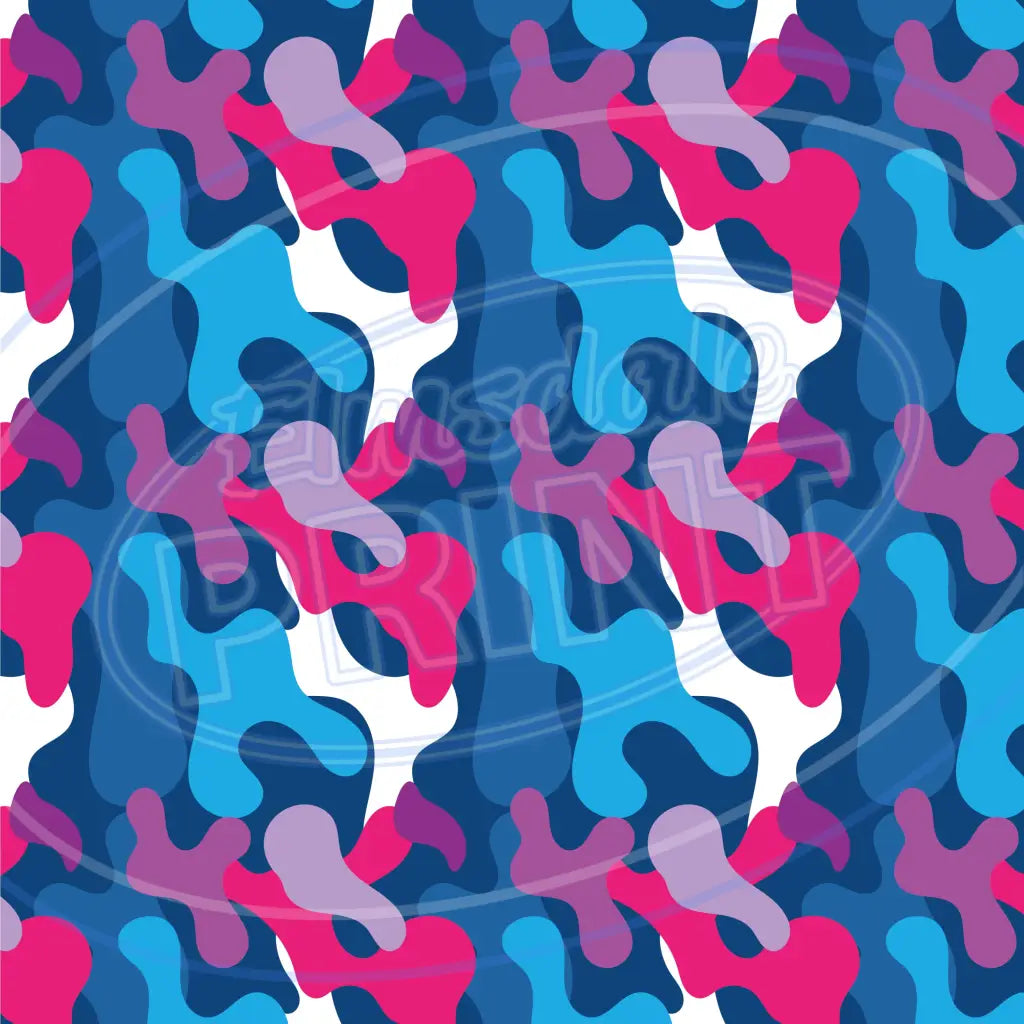 Army Wife Camo 001 Printed Pattern Vinyl