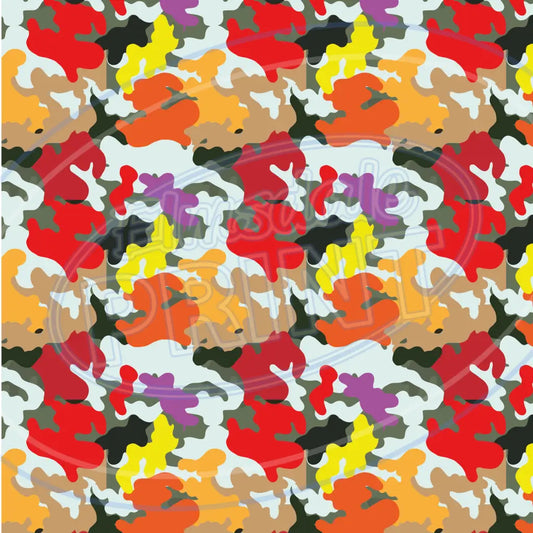 Army Wife Camo 002 Printed Pattern Vinyl