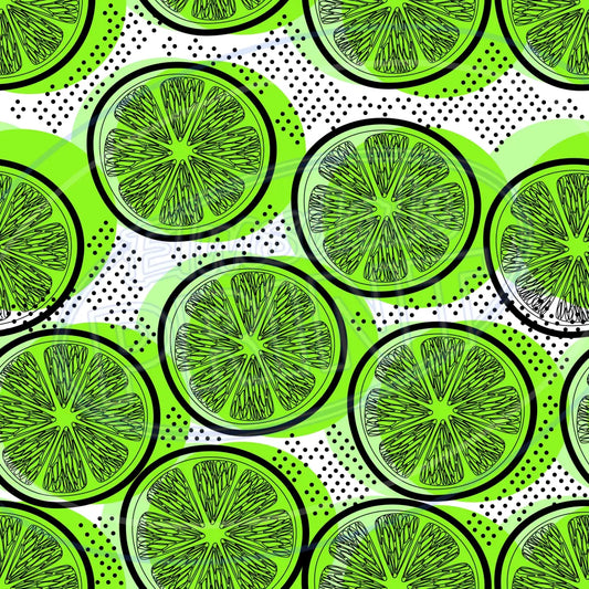 Citrus Lemonade 001 Printed Pattern Vinyl