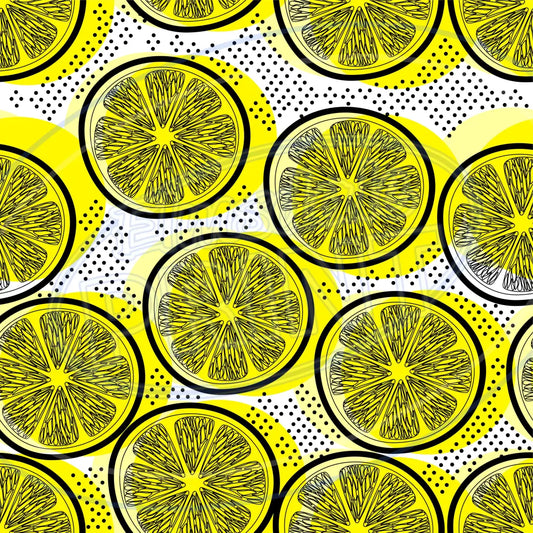 Citrus Lemonade 003 Printed Pattern Vinyl