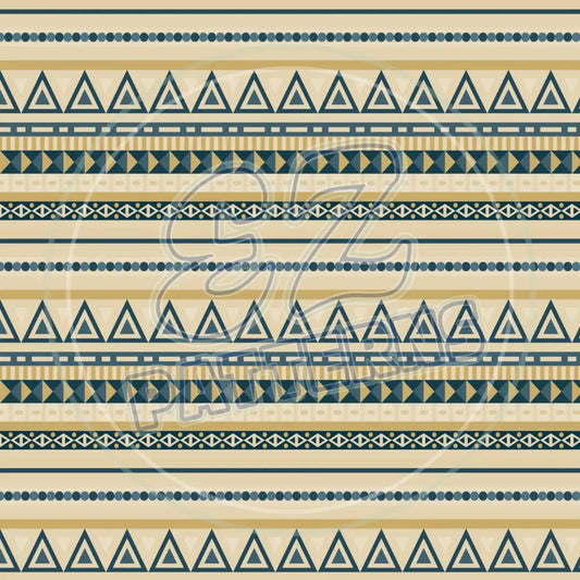 Cobalt Tan 001 Printed Pattern Vinyl