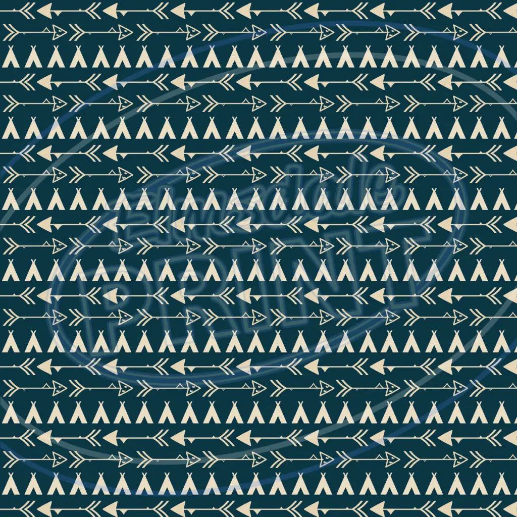 Cobalt Tan 005 Printed Pattern Vinyl