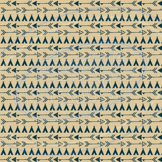 Cobalt Tan 006 Printed Pattern Vinyl