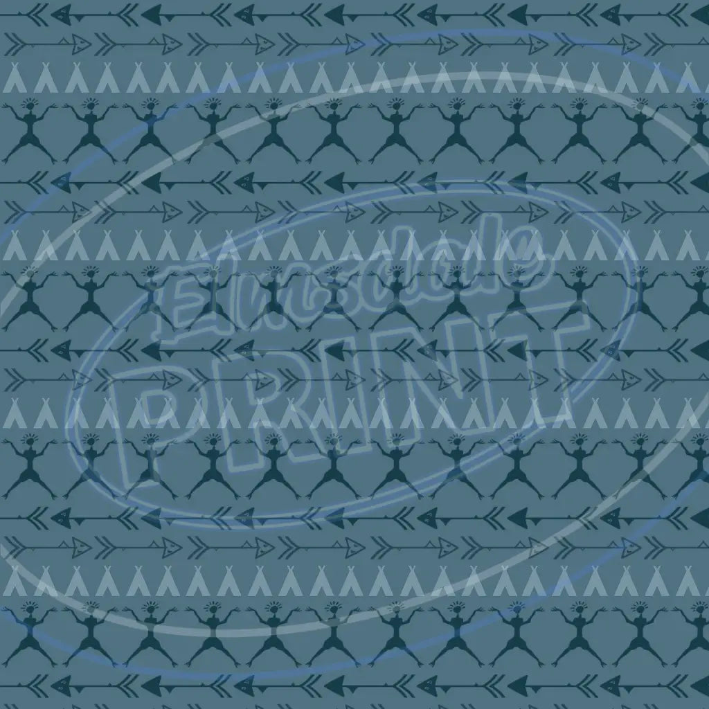 Cobalt Tan 007 Printed Pattern Vinyl