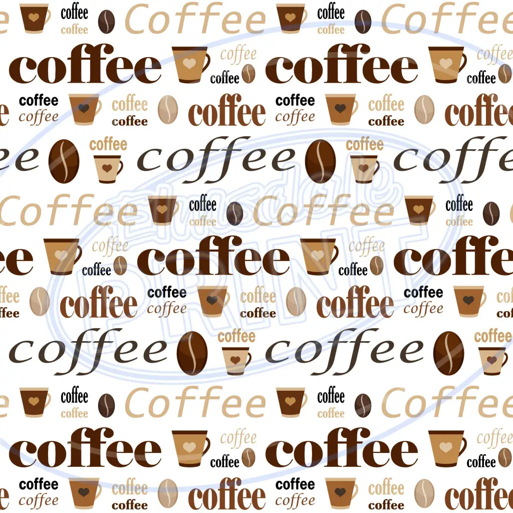 Coffee Shop 003 Printed Pattern Vinyl
