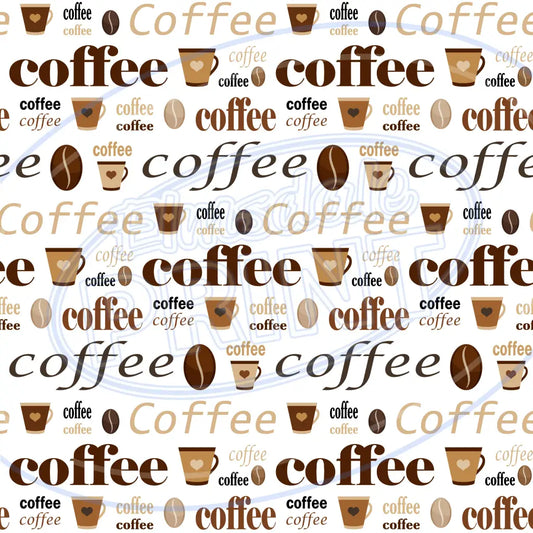 Coffee Shop 003 Printed Pattern Vinyl
