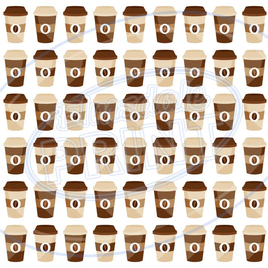 Coffee Shop 007 Printed Pattern Vinyl
