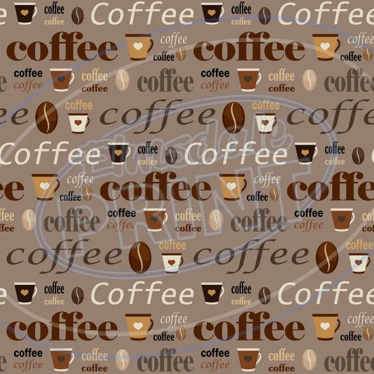 Coffee Shop 010 Printed Pattern Vinyl