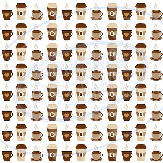 Coffee Shop 012 Printed Pattern Vinyl
