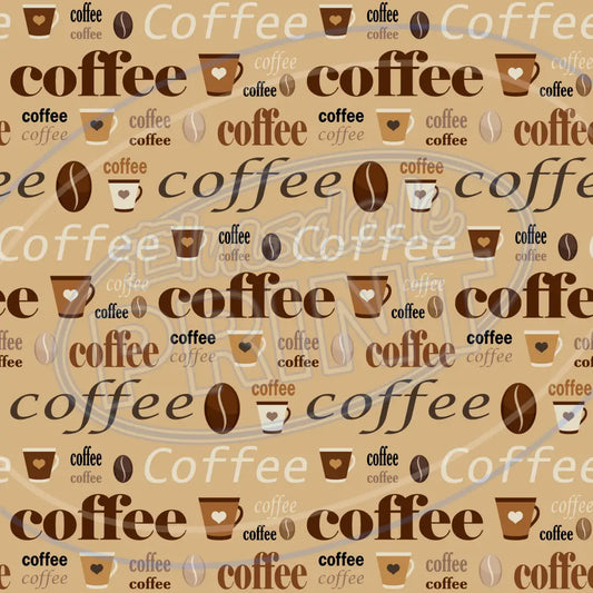 Coffee Shop 014 Printed Pattern Vinyl