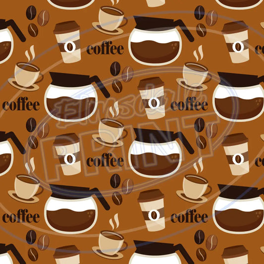 Coffee Shop 015 Printed Pattern Vinyl