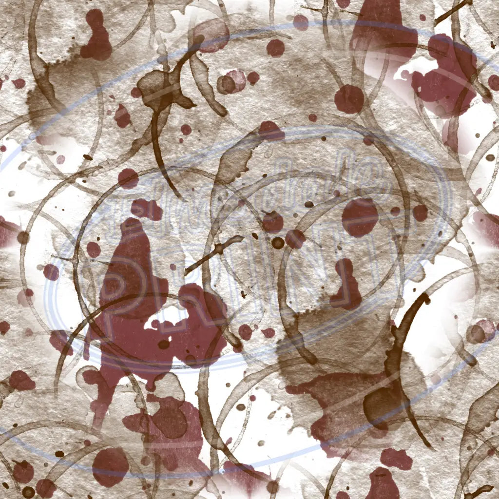 Coffee Stains 011 Printed Pattern Vinyl