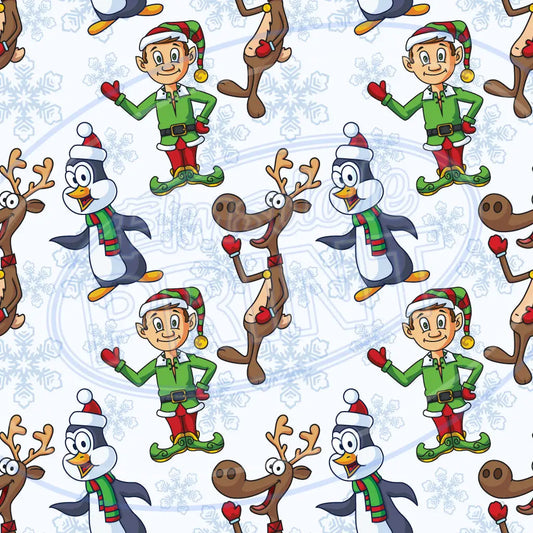 Comedy Christmas 013 Printed Pattern Vinyl