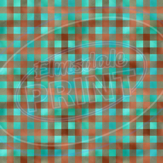 Copper Plaid 001 - Small Pattern Printed Vinyl