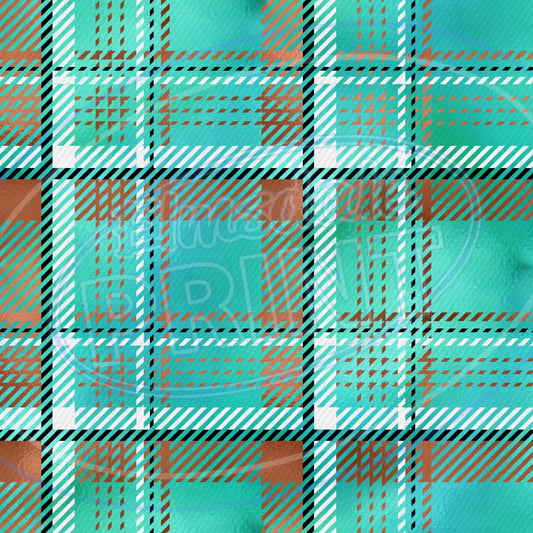 Copper Plaid 010 Printed Pattern Vinyl