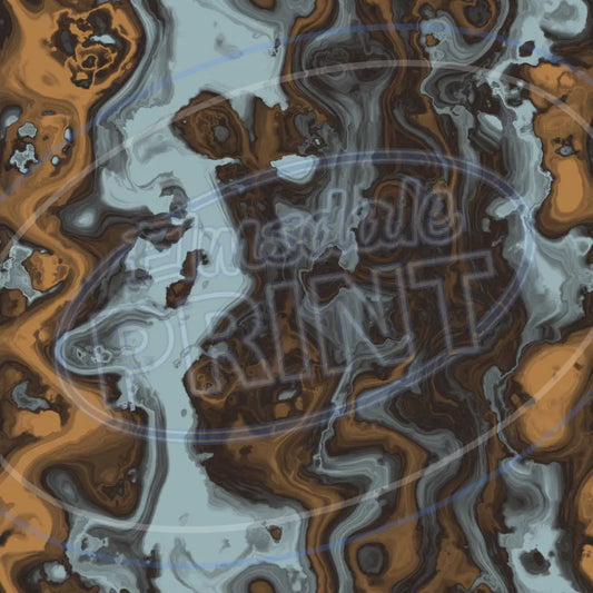 Copper Slate Pour 012 Printed Pattern Vinyl