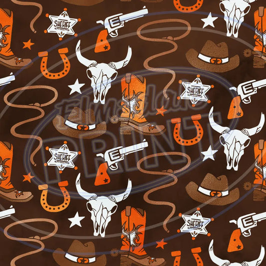 Cowboy 014 Printed Pattern Vinyl