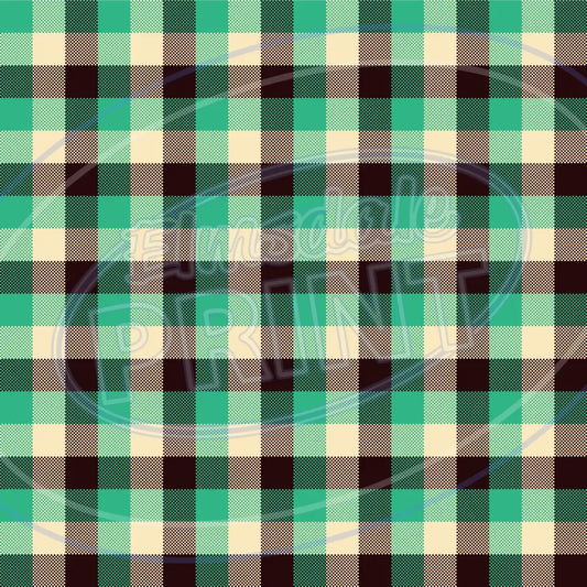 Cozy Plaid 003 - Small Pattern Printed Vinyl