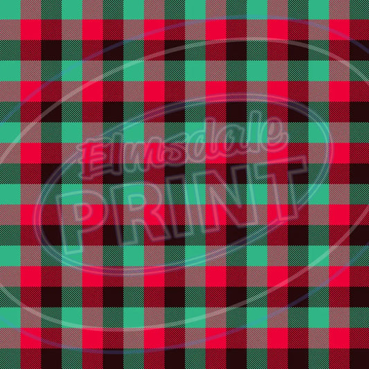 Cozy Plaid 004 - Small Pattern Printed Vinyl
