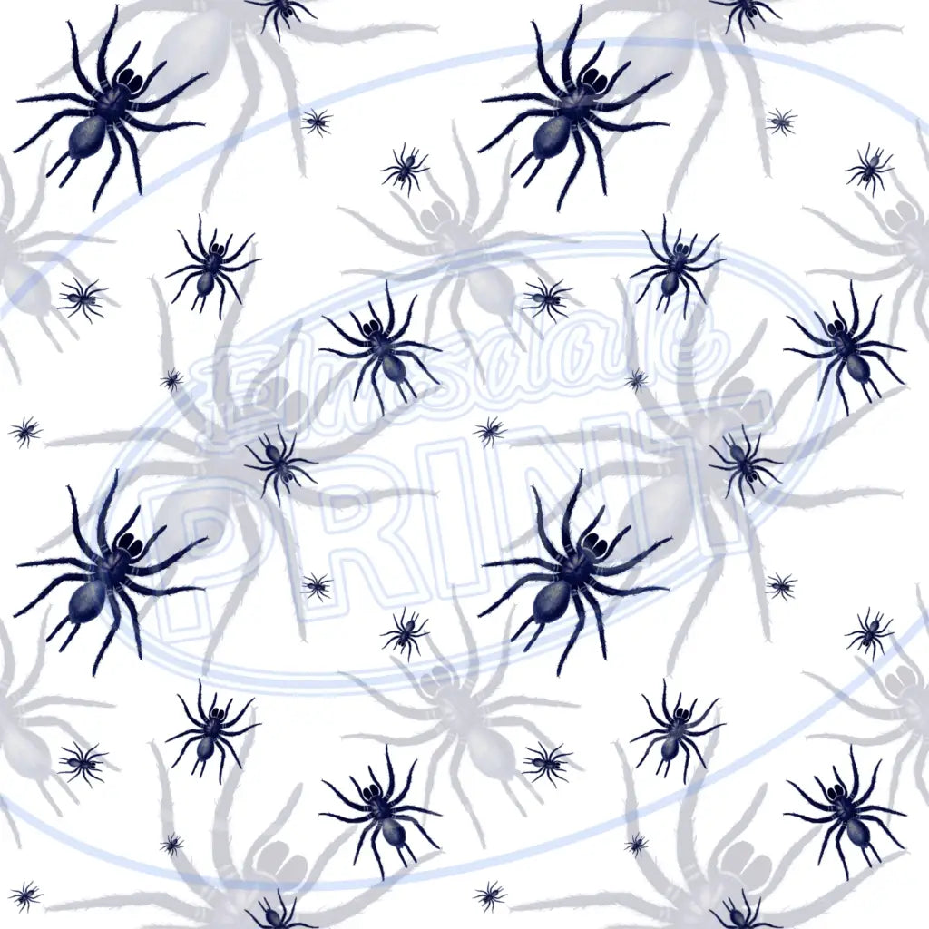 Creepy Crawly Skulls 006 Printed Pattern Vinyl