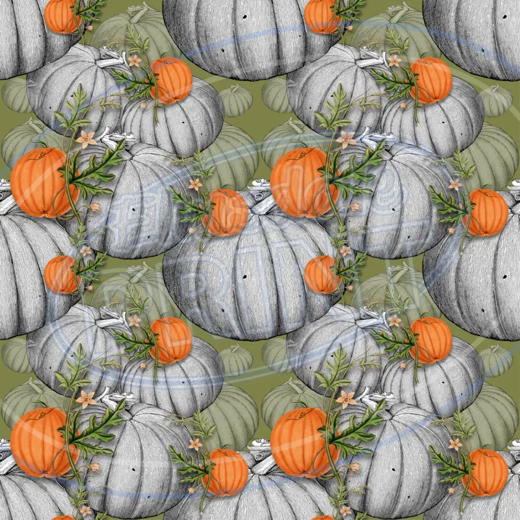 Creepy Crawly Skulls 008 Printed Pattern Vinyl