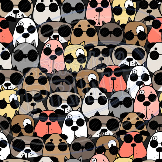 Cute Puppers 003 Printed Pattern Vinyl