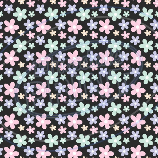 Cute Spring Kitties 007 Printed Pattern Vinyl