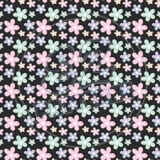 Cute Spring Kitties 007 Printed Pattern Vinyl
