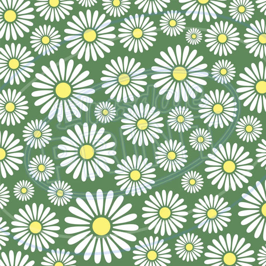 Daisy Crazy 001 Printed Pattern Vinyl