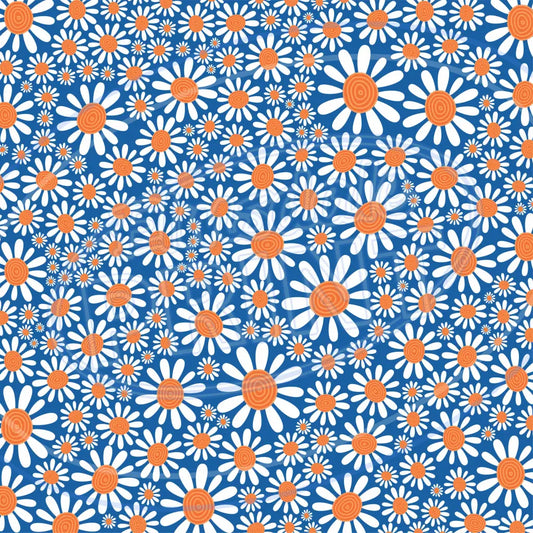 Daisy Crazy 004 Printed Pattern Vinyl