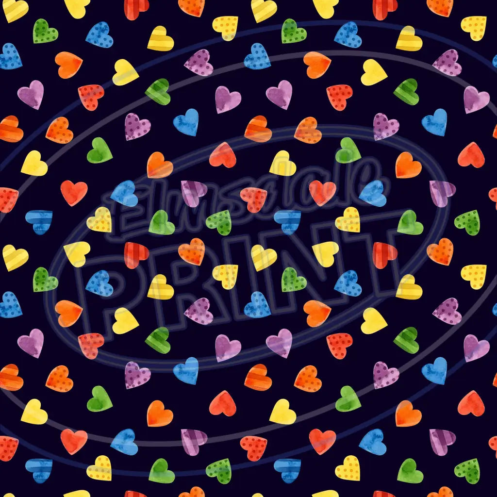 Dark Rainbow 005 Printed Pattern Vinyl