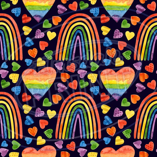 Dark Rainbow 013 Printed Pattern Vinyl