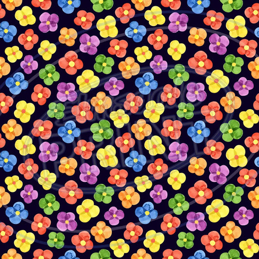 Dark Rainbow 014 Printed Pattern Vinyl