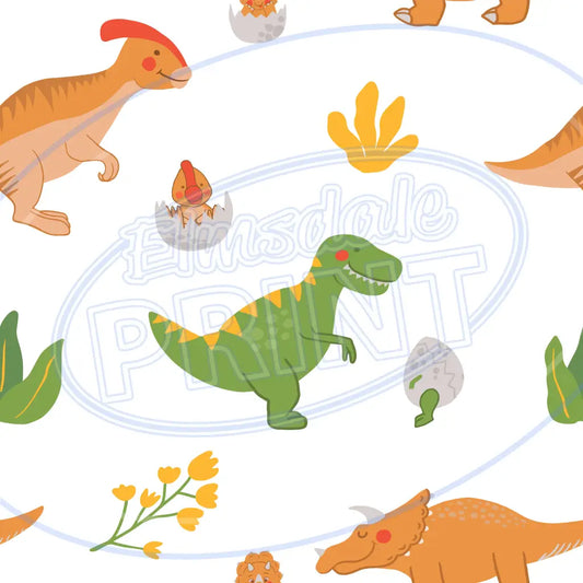 Dino World 015 Printed Pattern Vinyl