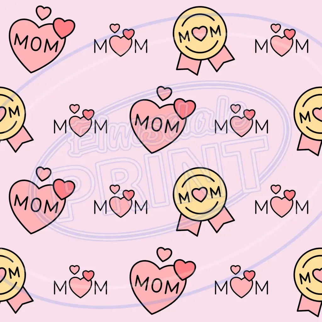 Doodle Mom 001 Printed Pattern Vinyl