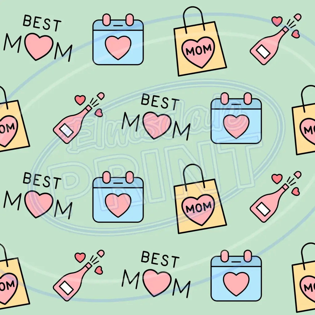 Doodle Mom 004 Printed Pattern Vinyl