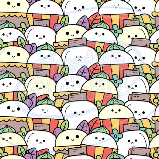 Dumpling Dudes 003 Printed Pattern Vinyl