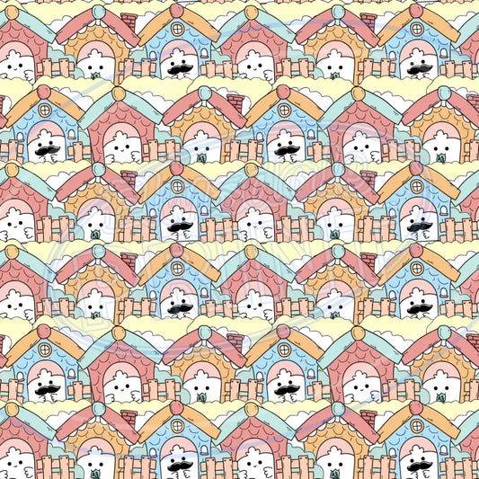 Dumpling Dudes 006 Printed Pattern Vinyl