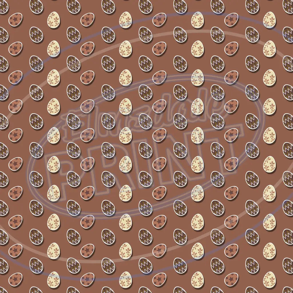 Easter Chocolate 002 Printed Pattern Vinyl