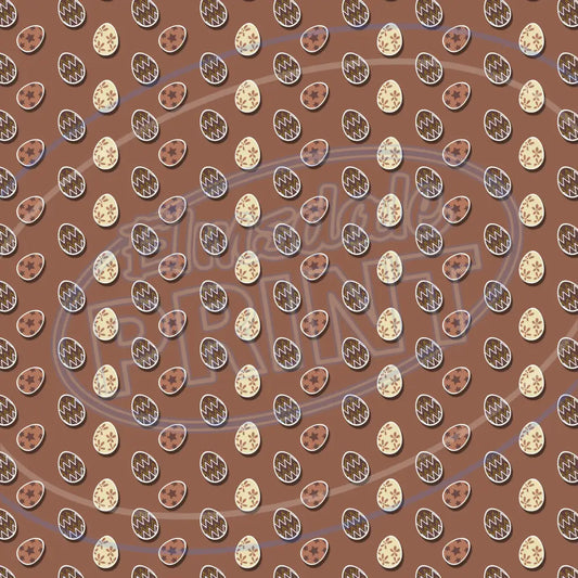 Easter Chocolate 002 Printed Pattern Vinyl