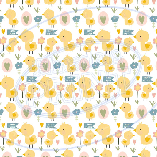 Easter Friends 004 Printed Pattern Vinyl