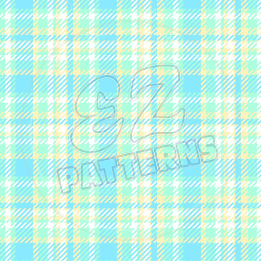 Easter Plaid 002 Printed Pattern Vinyl