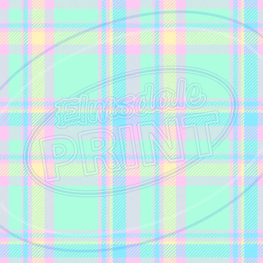 Easter Plaid 013 Printed Pattern Vinyl