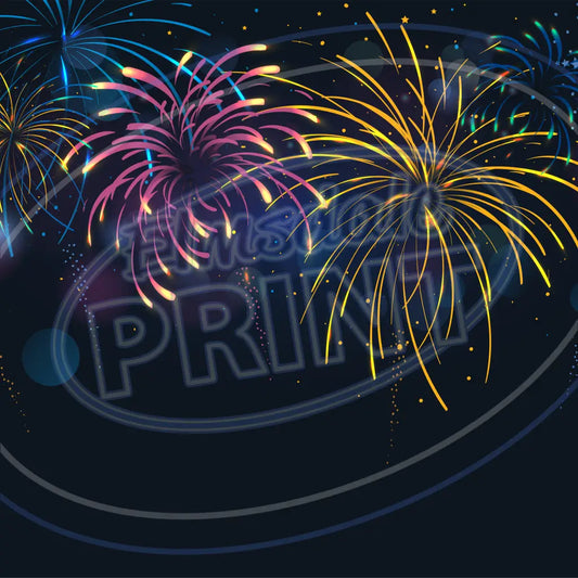 Fireworks 004 Printed Pattern Vinyl