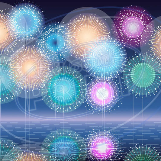 Fireworks 011 Printed Pattern Vinyl