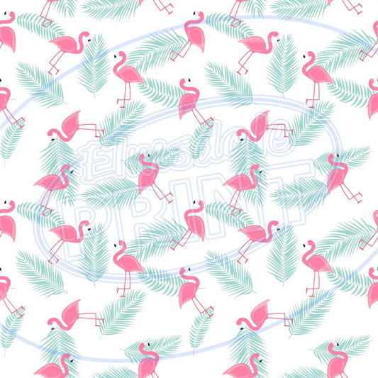 Flamingo Friends 001 Printed Pattern Vinyl