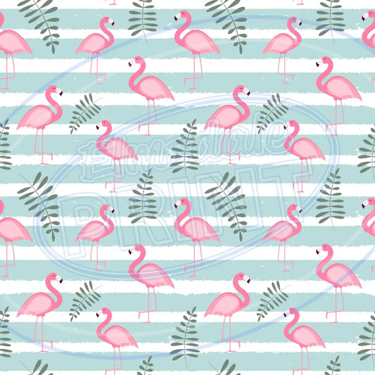 Flamingo Friends 002 Printed Pattern Vinyl