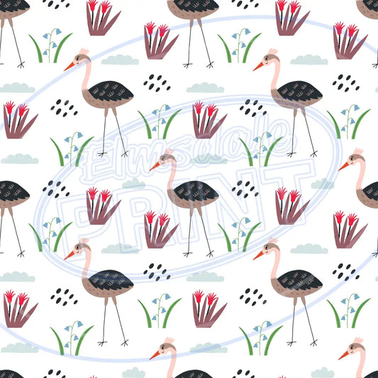 Flamingo Friends 010 Printed Pattern Vinyl